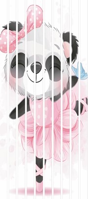 Panele ścienne 3D / Lamele Dekoracyjne - Panda